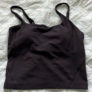 Lululemon strappy nulu black tank 6